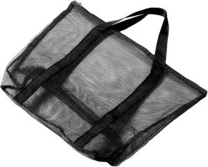 VICASKY Transparent Mesh Beach Tote Bag Large Capacity Organizer for Comfortable Single Shoulder Strap Durable Water Resistant Design for Travel and Shopping