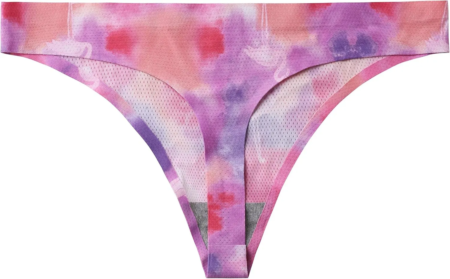 voenxe Seamless Women Underwear Thongs,No Show Ladies Thong,No Line Workout Breathable Comfortable Panties,Soft Undies,5-Pack