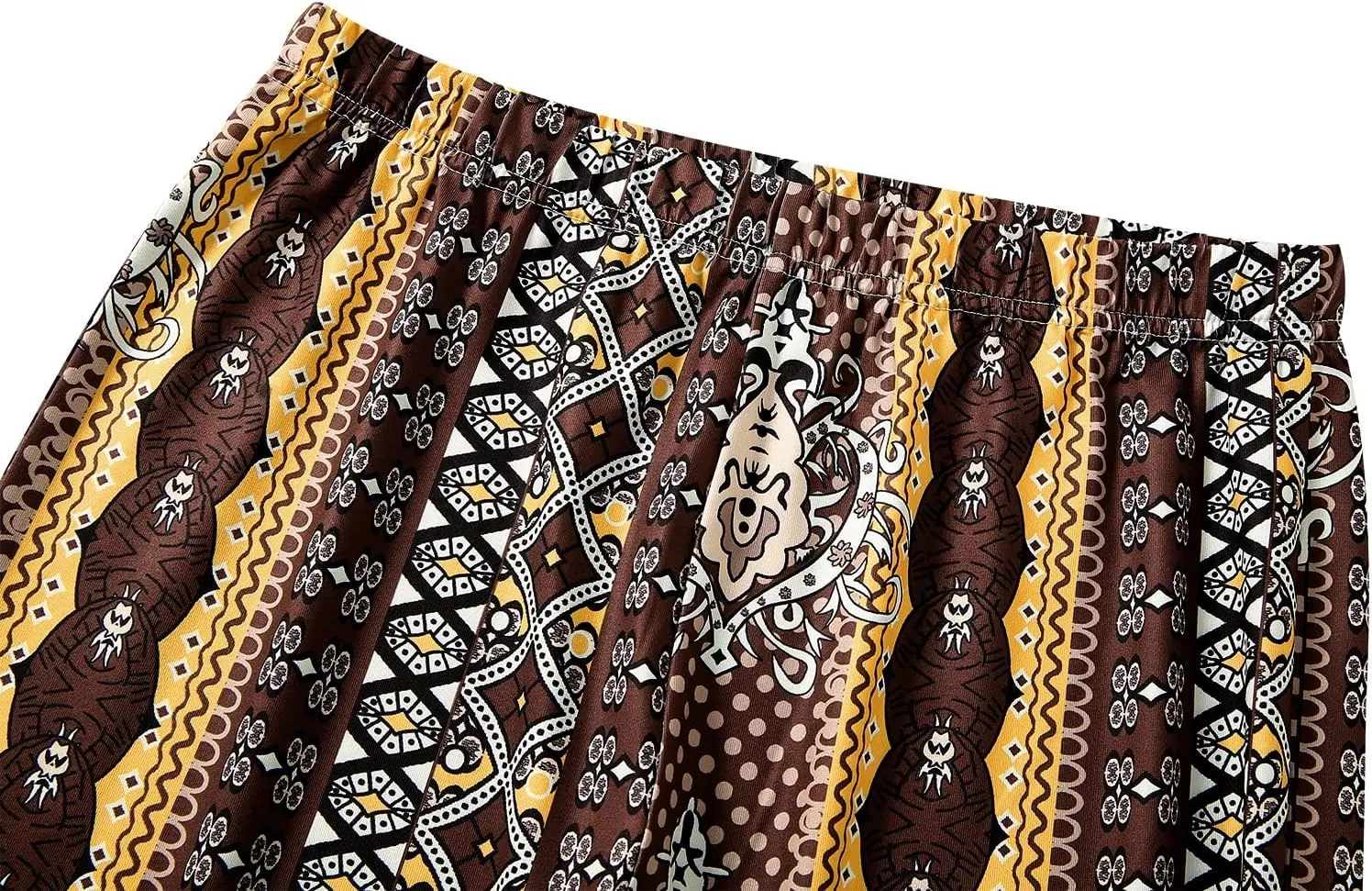 Women High Waist Pants Slimming Casual Party Street Spring Straight Retro Floral Print Trousers