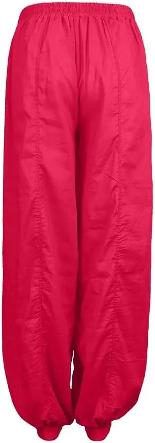 Women Linen Pants High Waisted Dressy Summer Wide Leg Pants with Pockets Plain Color Travel Palazzo Pants for Women