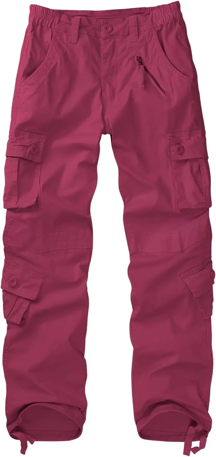 Women's Cargo Pants Quick Dry Casual Military Army Camo Combat Work Casual Pants with Pockets