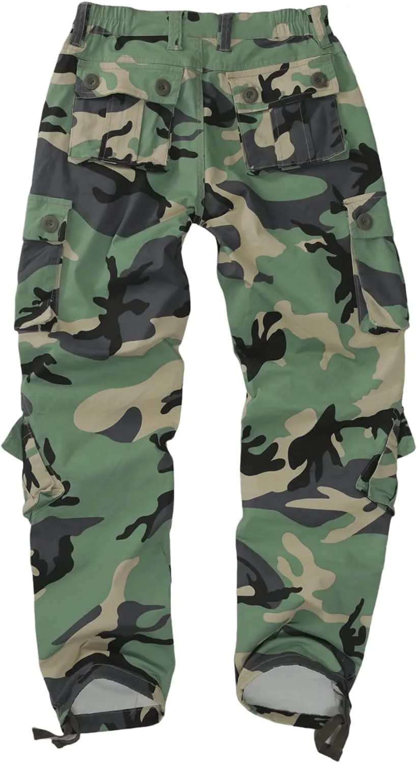 Women's Cargo Pants Quick Dry Casual Military Army Camo Combat Work Casual Pants with Pockets