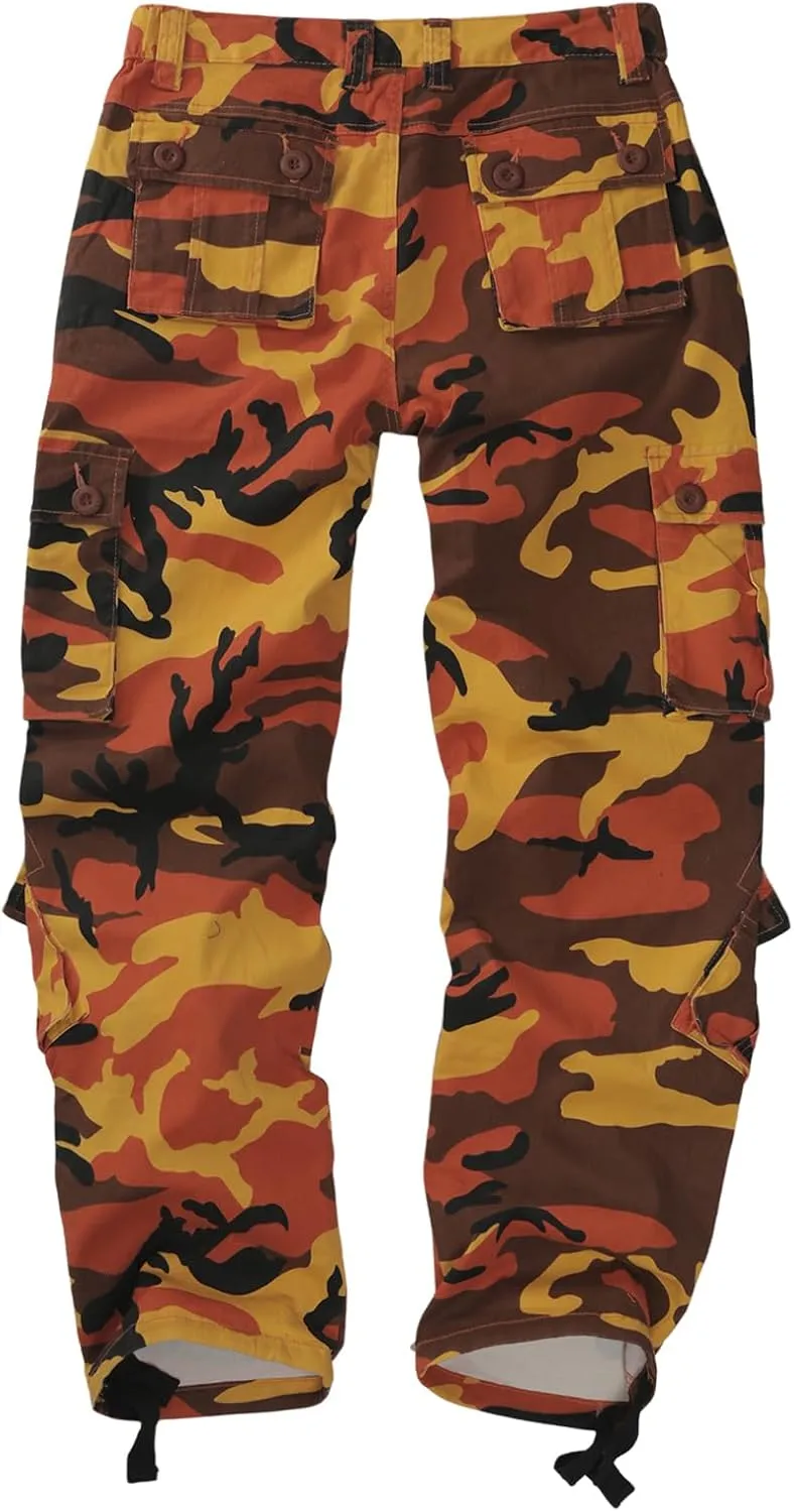 Women's Cargo Pants Quick Dry Casual Military Army Camo Combat Work Casual Pants with Pockets