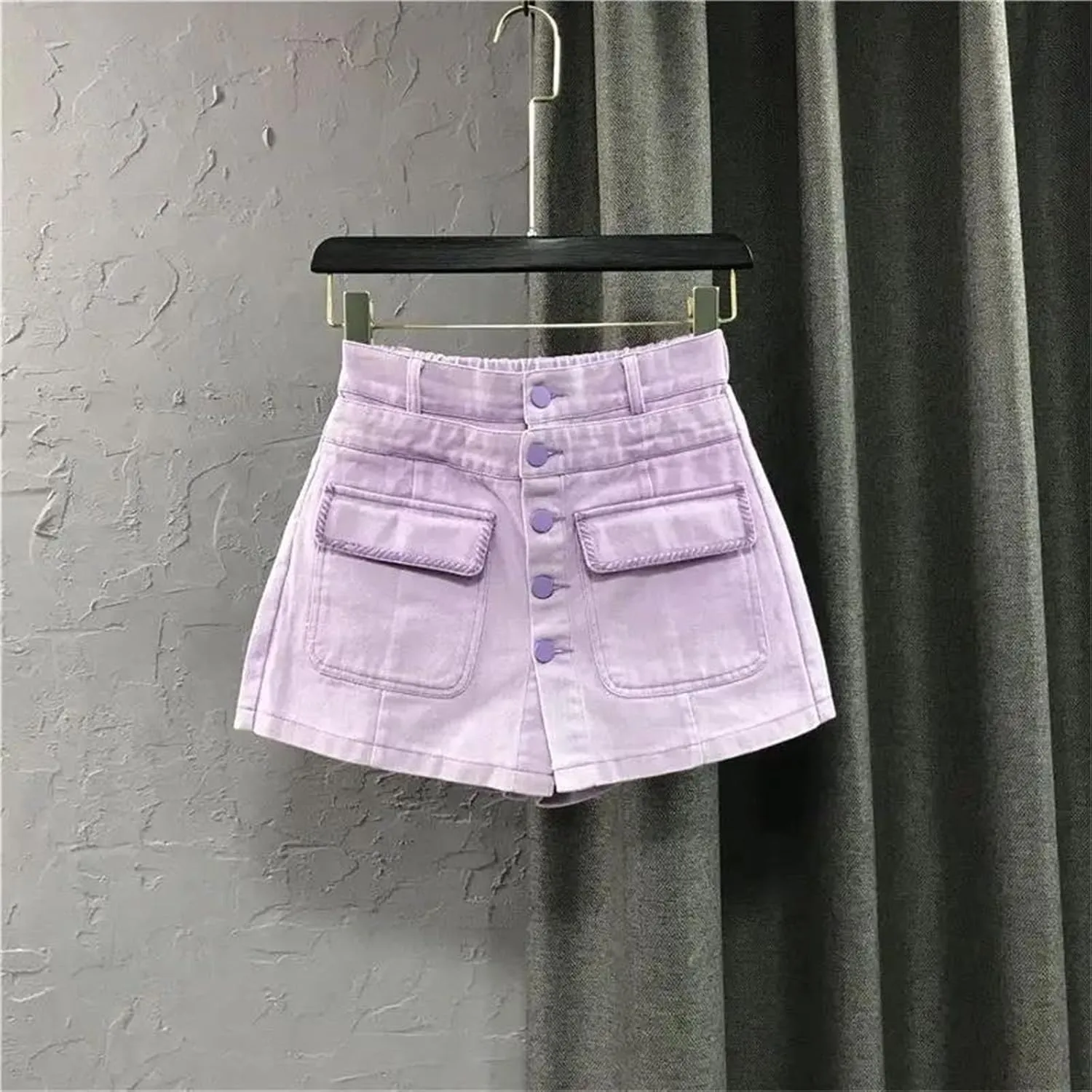 Womens Denim Hot Pants Spring Summer Low Waist Slim Fit Nightclub Edgy