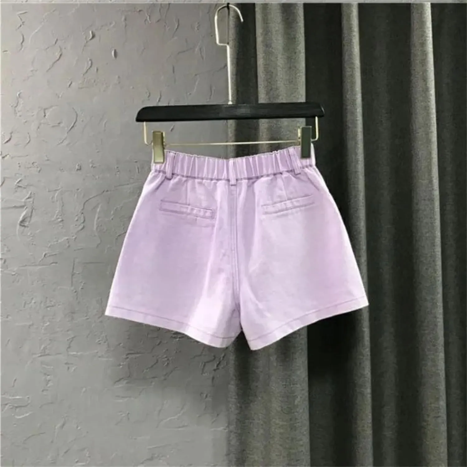 Womens Denim Hot Pants Spring Summer Low Waist Slim Fit Nightclub Edgy