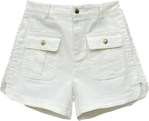Womens Studded Denim Shorts Spring Summer High Waist Punk Rock Edgy Hot Pants