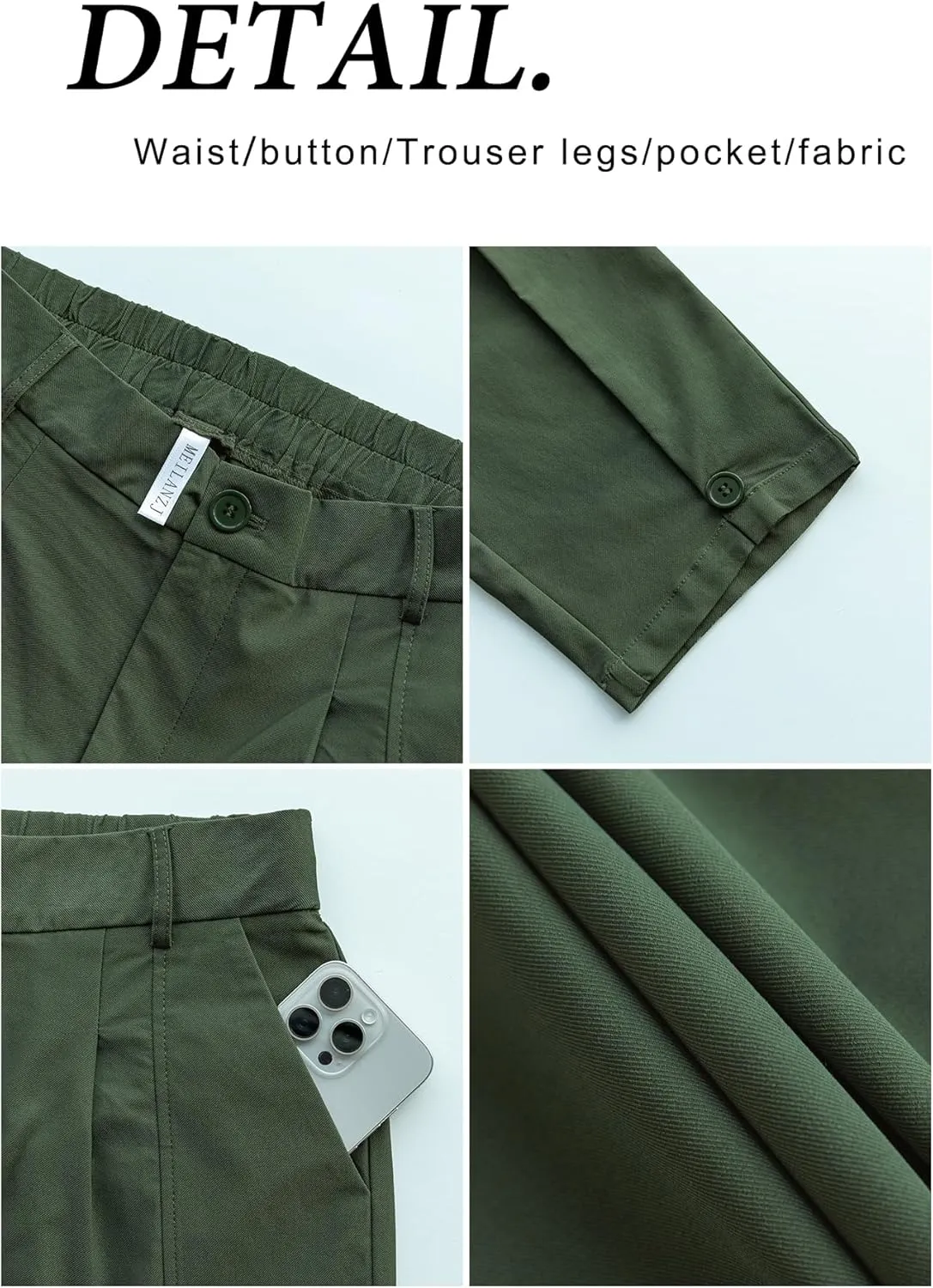 Womens Trendy and Stylish High Waisted Pants Work Pants Or Casual Wear Trousers Ankle Length Trousers
