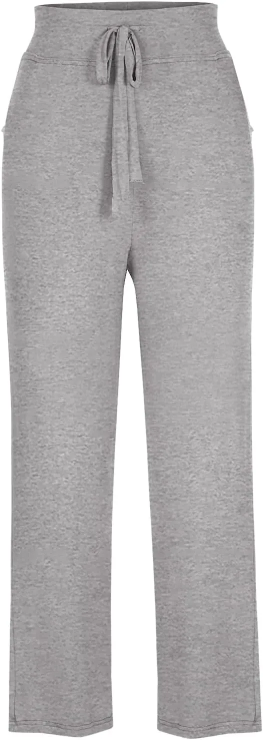 Womens Wide Leg Yoga Pants High Waist Tummy Control Loose Comfy Lounge Trousers Drawstring Workout Leggings